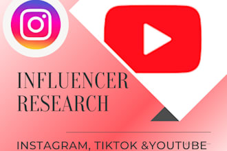 find best instagram youtube tiktok influencers list for influencer marketing