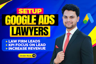 boost law firm or lawyer leads via google PPC ads for USA and canada