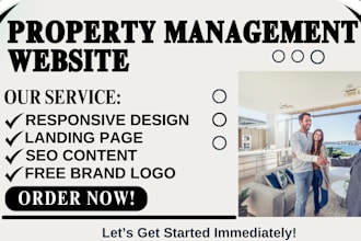 build property management website, airbnb property website, property management