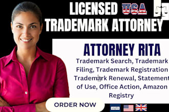 be your licensed USA trademark attorney, amazon brand registry, brand name uspto