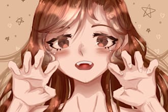 draw sketch anime art commission, oc, fanart