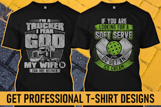 create distressed vintage t shirt design for merch and brands