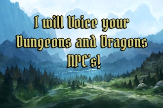 voice your dungeons and dragons npcs