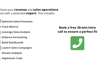 optimize your revenue or sales operations to achieve your business outcomes