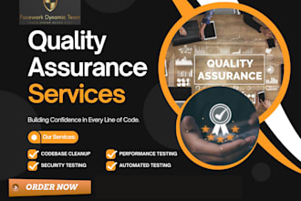 do quick test and QA your website, apps for bugs and usability