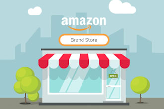 create amazon brand store and a plus plus  content