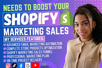 setup shopify seo as a shopify expert, boost website sales, shopify promotion