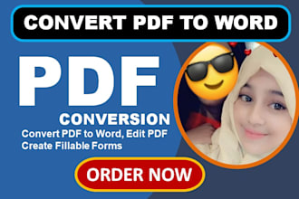 convert PDF to word, excel, ms word typing, retype scan PDF in 2 hrs