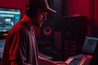 make lofi hiphop background music for your ads or youtube video