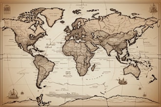 draw vector map in illustrator