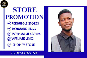 promotion redbubble, hotmart promotion, poshmark prom0tion, redbubble