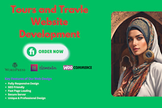 build wordpress  tour website, travel agency, tourism website, travel website