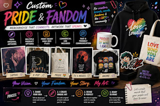 design unique lgbtq apparel and merch