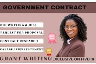 secure proposal, government contract, bid, grant writing, rfp, business plan