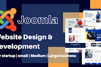design custom joomla website design and development professional responsive