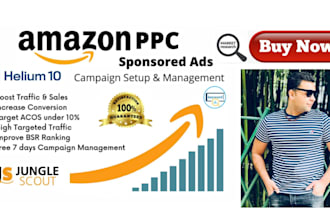 do amazon PPC management and setup via bulk files, perpetua, and seller central