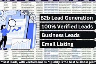 do b2b lead generation, find email address and contact info for any industry