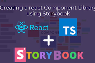 build reactjs next js component libraries with storybook