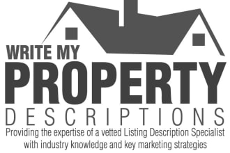 write your real estate property listing description