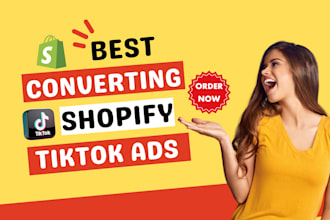 run tik tok ads for your shopify store