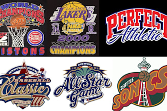 make custom nba, mlb, NFL, nhl, ncaa, ufc parody logo with your name or brand