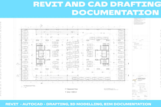 produce architectural drawings using revit