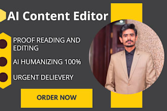 edit, rewrite and humanize ai written blogs, articles and essays