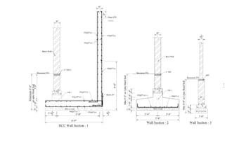 draw structure design for foundation,pile,column