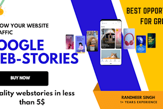 create web stories to increase traffic from google discover