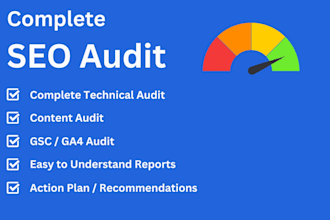 deliver a bespoke full SEO audit report with an action plan