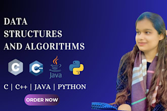 do data structures and algorithms tasks and projects in java c cpp python
