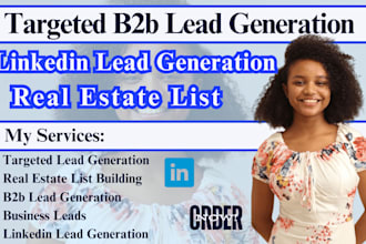 do b2b lead generation linkedin lead generation real estate leads business leads