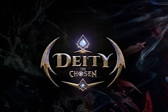 design a fantasy, fi, sci, rpg, app, steam animated game logo