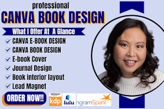 design ebook, lead magnet, canva ebook, workbook, pdf amazon kdp in canva