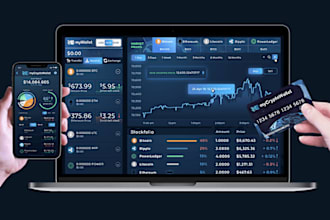 develop exchange website, trading website, crypto exchange website