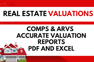 do accurate real estate valuation reports, arv, comps,