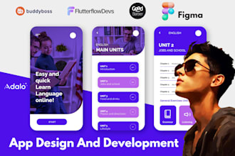 create a responsive app on glide, goodbarber, figma, flutterflow