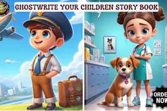 ghostwrite children storybook, children book, edit your children story writing