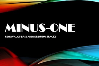 remove vocal, bass or drums from any song