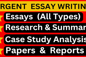 do geography essays, literature case studies, and nursing leadership essays