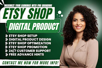 setup etsy shop SEO listing for etsy digital product shop etsy print on demand