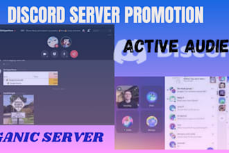 do discord server promotion, server growth, organic discord,  discord mass dm