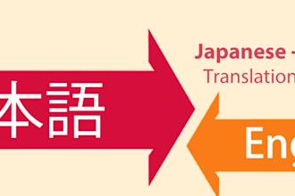 translate japanese text or audio to english