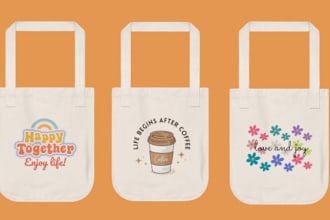 create custom tote bag designs according to your needs