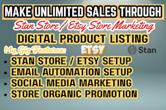 do 7 figure sales stan store etsy digital product listing stan store marketing
