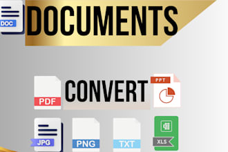 convert PDF into word, excel, jpg, PPT and google docs