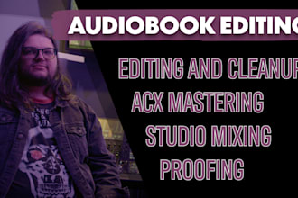 edit and master your audiobook for acx audible