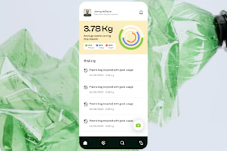build recycling app, waste management app, garbage bin app, trash disposal app