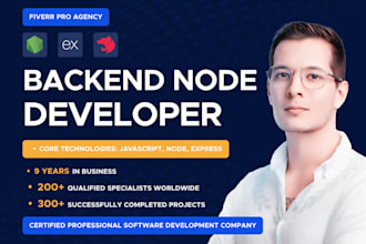 be your fulltime node backend developer to scale your development team