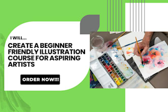 create a beginner friendly illustration course for aspiring artists